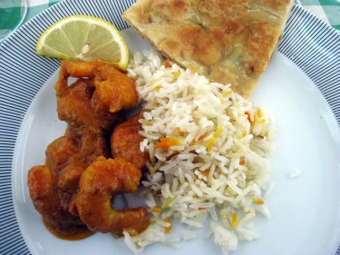 Curry di gamberi @ Taste of India
